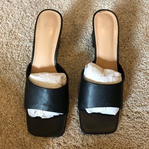 Urban Outfitters Square Toe Mule